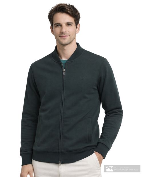 Suéter Oscar de la Renta tailored fit verde oscuro para hombre