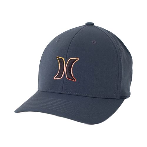 Gorra Hurley azul navy bordada para hombre