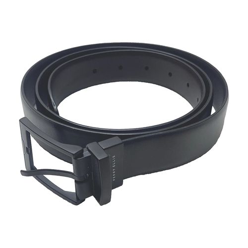 Cinturón reversible Perry Ellis negro heather para hombre