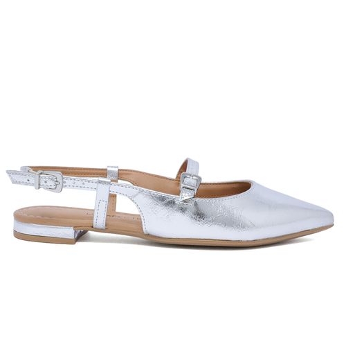 Zapato casual Unexpected color plateado para mujer