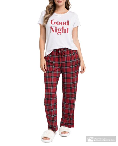 Pijama con pantalón French affair para mujer