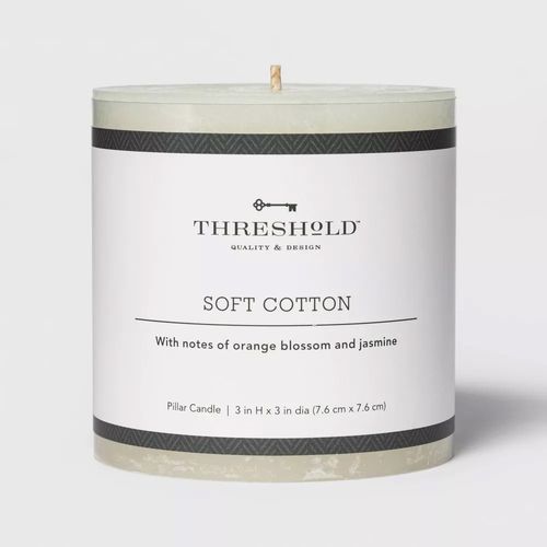 Vela aromática Threshold soft cotton 7.6cm