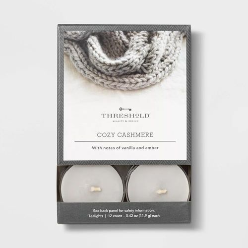 Set de 12 velas aromáticas Threshold votive cozy cashmere