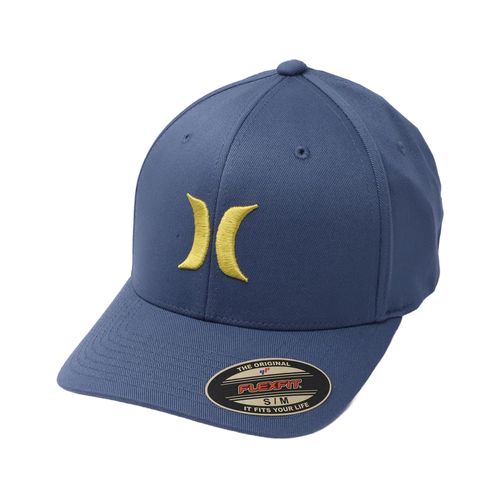 Gorra Hurley azul bordada para hombre