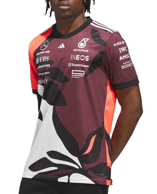 Camiseta deportiva Adidas Mercedes F1 multicolor para hombre