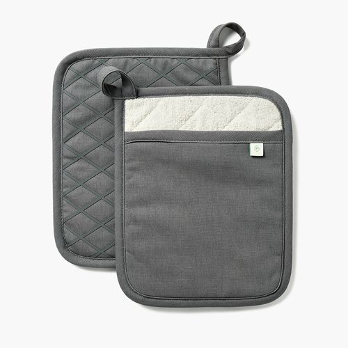 Set de agarraderas Figmint de poliéster para cocina 2 piezas