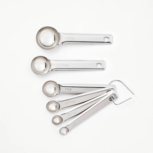 Set de cucharas medidoras Figmint de acero inoxidable 6 piezas
