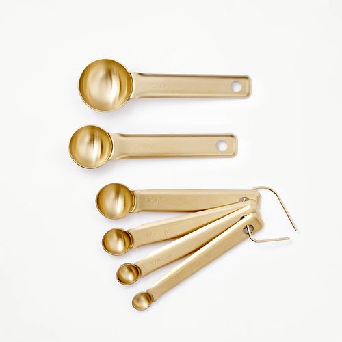 Set de cucharas medidoras Figmint de acero inoxidable 6 piezas