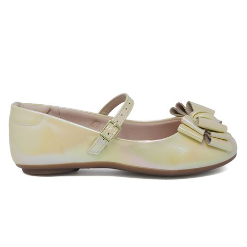 Zapato balerina casual Orange color amarillo para niña