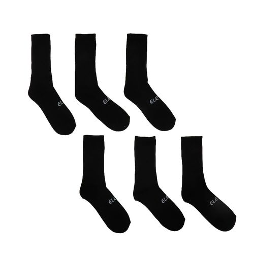 Set de 6 pares de calcetines negros para niño