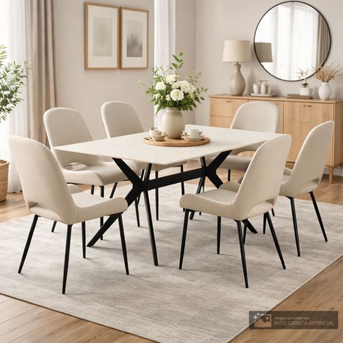 Juego de comedor 6 personas Amore