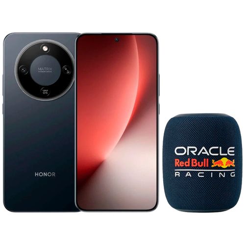 Combo Celular HONOR Magic 8 Lite 8GB RAM Pantalla 6.79" (17.25 cm) Snapdragon 6 Gen 4 + Bocina inalámbrica Red Bull Racing 5Watts