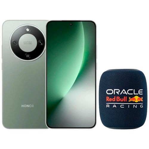 Combo Celular HONOR Magic 8 Lite 8GB RAM Pantalla 6.79" (17.25 cm) Snapdragon 6 Gen 4 + Bocina inalámbrica Red Bull Racing 5Watts