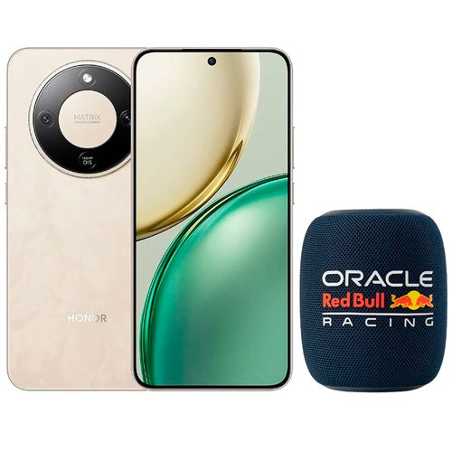 Combo Celular HONOR Magic 8 Lite 8GB RAM Pantalla 6.79" (17.25 cm) Snapdragon 6 Gen 4 + Bocina inalámbrica Red Bull Racing 5Watts
