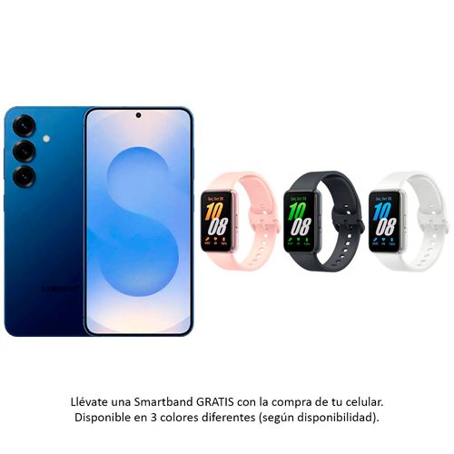 Combo Celular Samsung Galaxy S25 SM-S931BDBKGTO 256 GB 12 GB RAM Pantalla 6.2" (15.75 cm) Snapdragon 8 Elite + Smart band Samsung Galaxy Fit 3