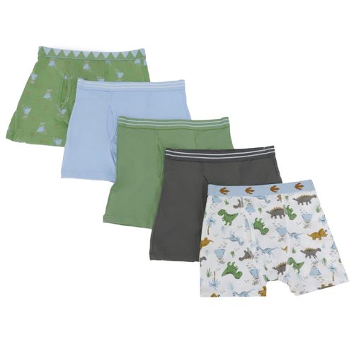 Set de 5 boxer multicolor con estapado para niño