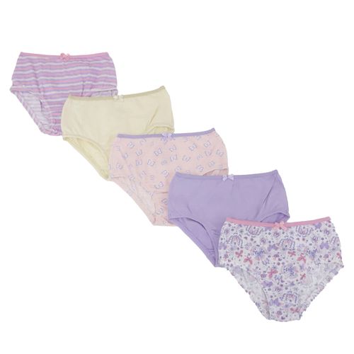Set de 5 bloomers multicolor para niña