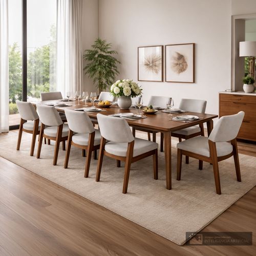 Juego de comedor 10 personas rectangular Omega