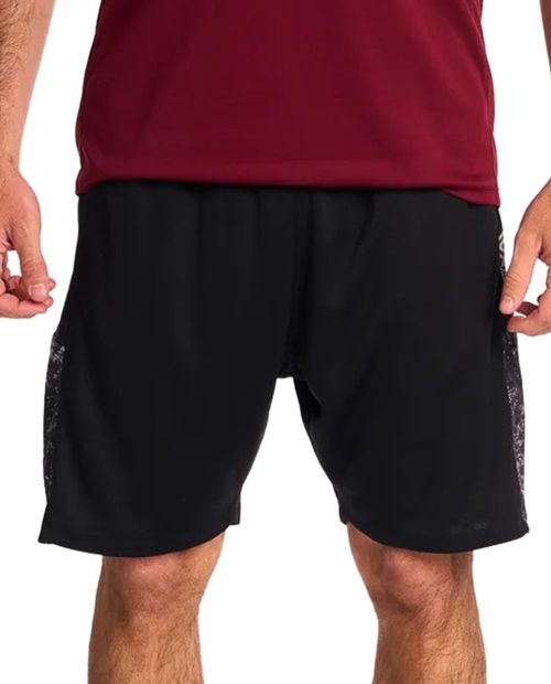 Short deportivo Umbro Pro Active negro estampado para hombre