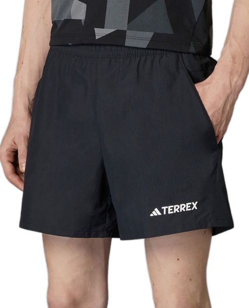 Short deportivo Adidas Terrex negro sólido para hombre