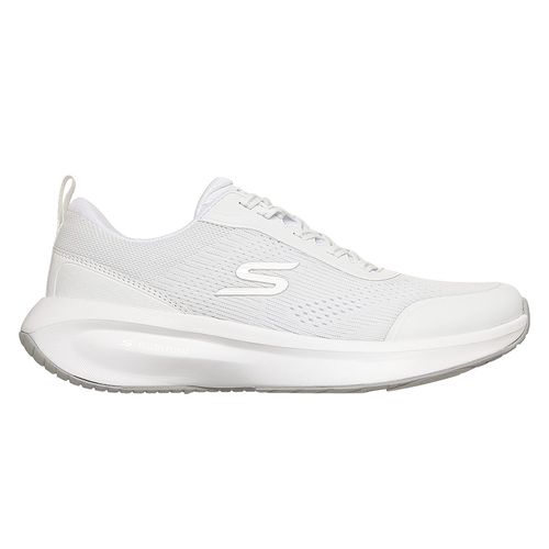 Zapato casual Skechers Plush color blanco/plateado para mujer