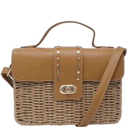 Cartera crossbody de playa Joia color café para mujer