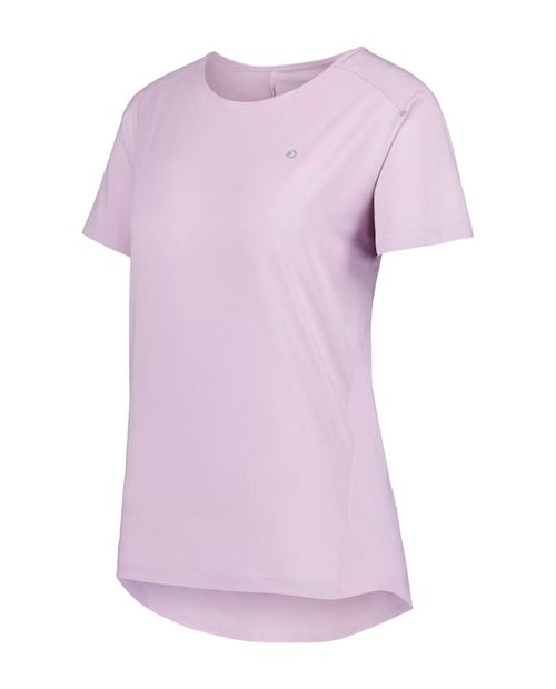 Camiseta deportiva Boomerang morada sólida para mujer