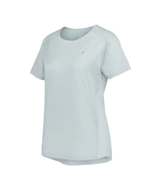 Camiseta deportiva Boomerang verde sólida para mujer