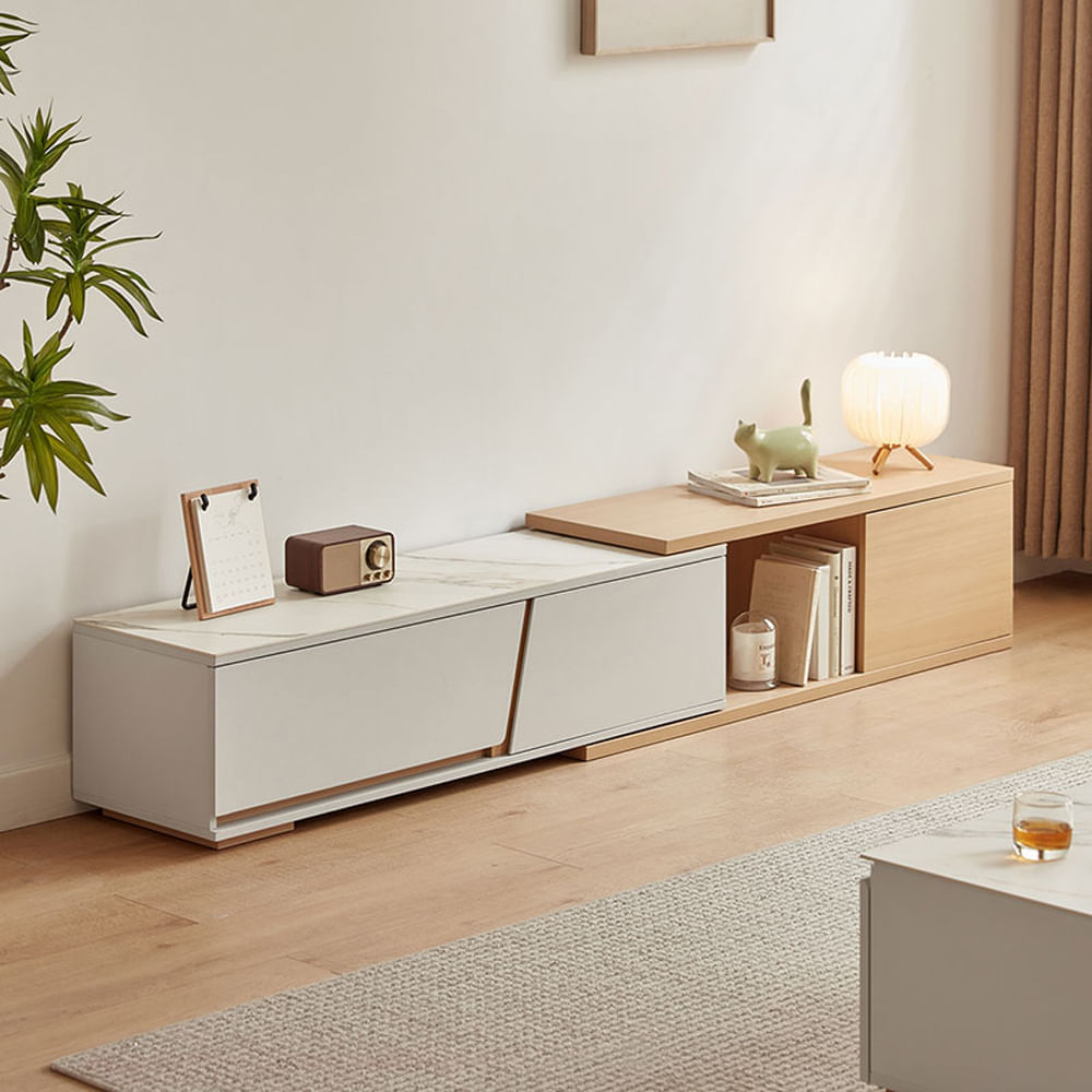Set de Mueble para TV 70" (177.8 cm) y Mesa de centro rectangular