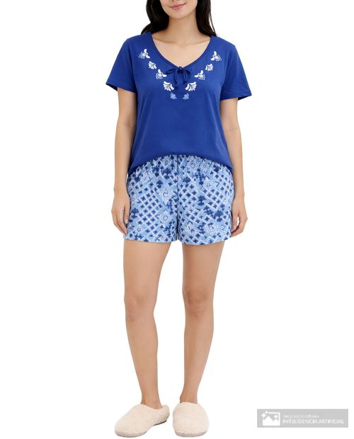Pijama con short St. Jacks para mujer
