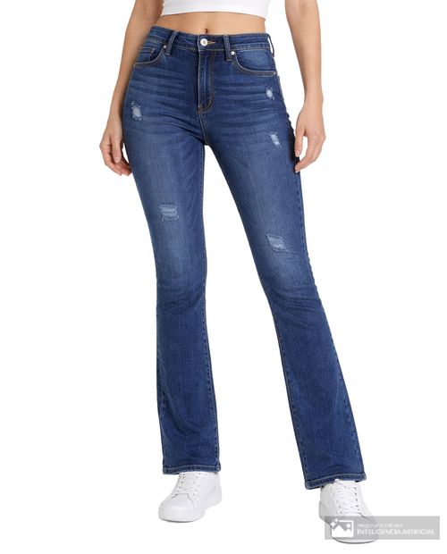 Jeans Most Wanted bootcut azul de cintura alta para mujer
