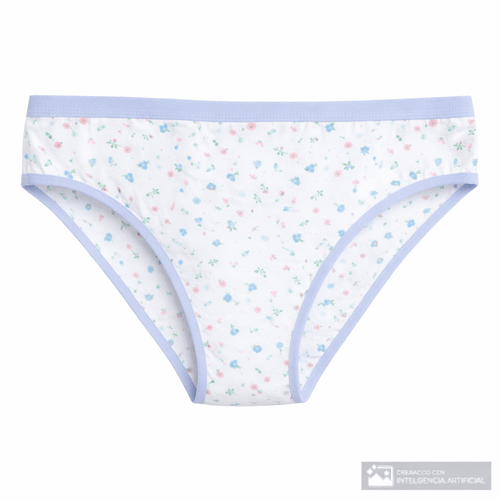 Panti Accente estampado de cintura media para mujer
