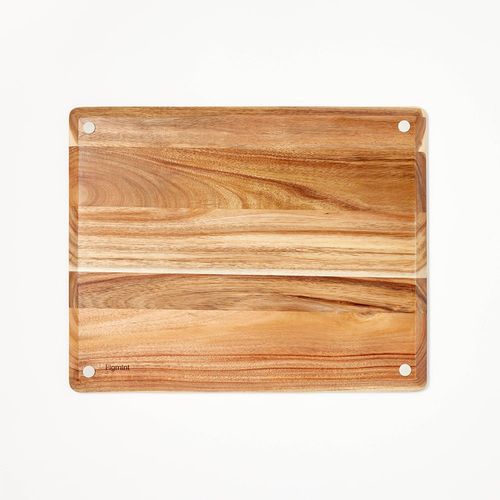 Tabla para picar Figmint reversible de madera acacia 30x38 cm