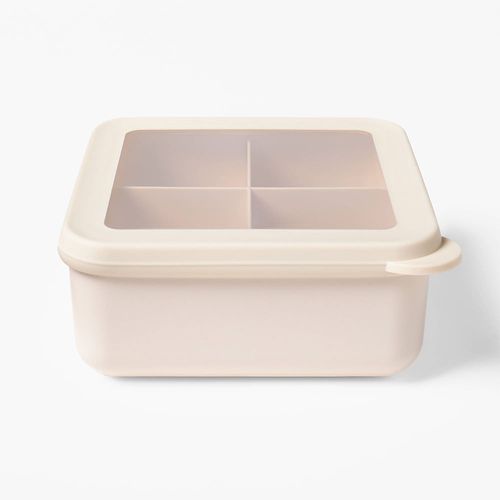 Depósito Figmint de plástico para guardar comida 4 divisiones