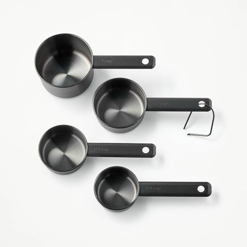 Set de cucharas medidoras Figmint de acero inoxidable 6 piezas