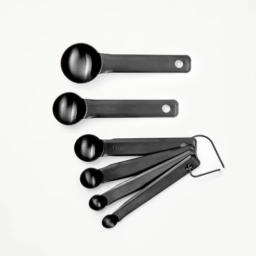 Set de cucharas medidoras Figmint de acero inoxidable 6 piezas