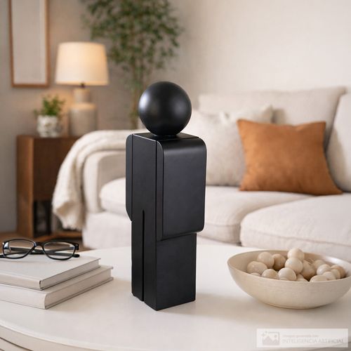 Figura decorativa de persona abstracta 11x25.6 cm