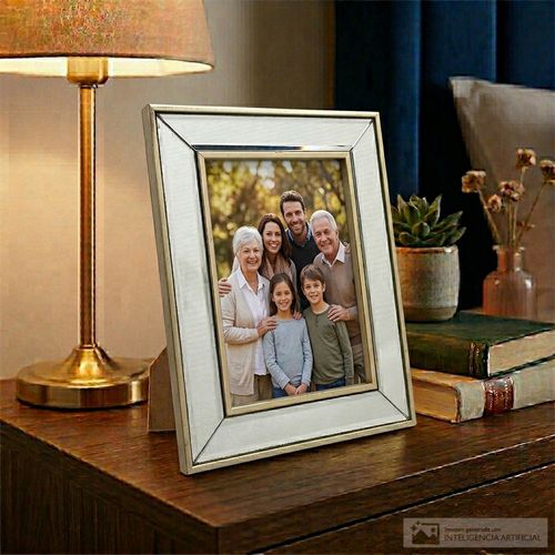 Portarretrato de platico con marco 19.3x24.4 cm