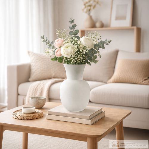 Jarrón decorativo de vidrio 21x30 cm