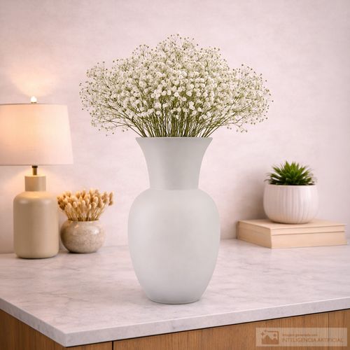 Jarrón decorativo de vidrio 24x36 cm