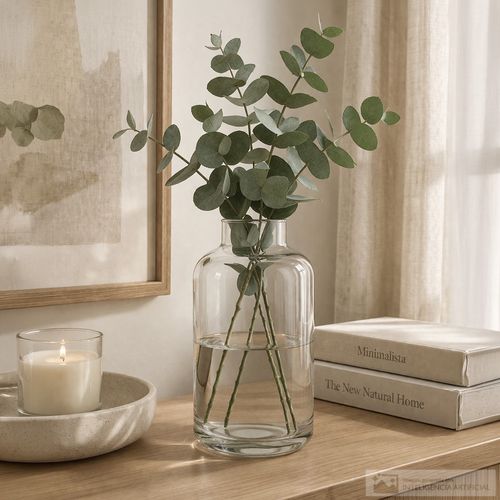 Florero de vidrio 13x22 cm