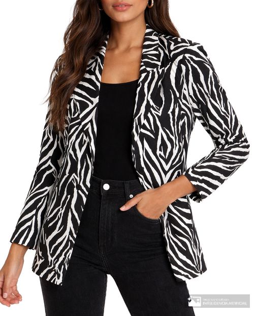 Blazer Nicolle estampado para mujer