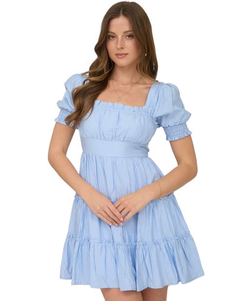 Vestido Mine casual manga corta para mujer