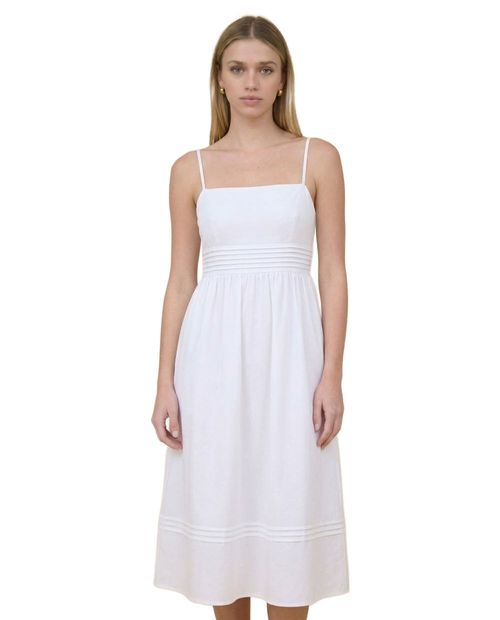 Vestido Mine midi de tirantes para mujer