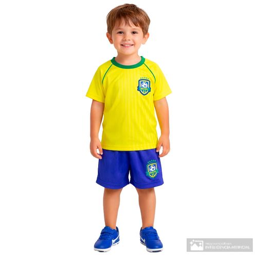 Conjunto de 2 piezas deportivo Brasil para niño