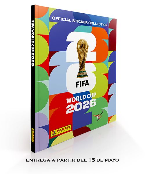 Álbum oficial COPA MUNDIAL DE LA FIFA 2026 tapa dura Panini