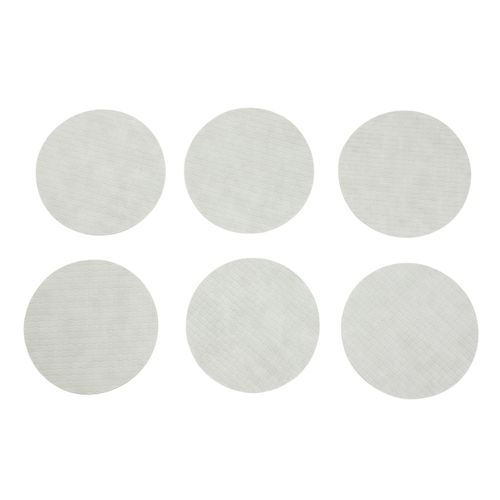 Set de 6 portavaso redondos de plástico