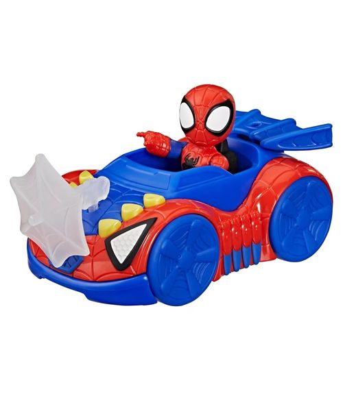 Set de figura de acción y vehículo con accesorios Spider Man
