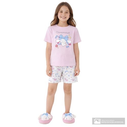 Pijama de 2 piezas multicolor con estampado para niña