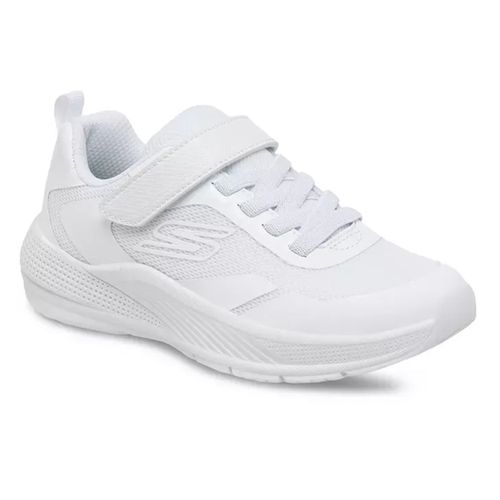 Zapato deportivo casual Skechers blanco para niña